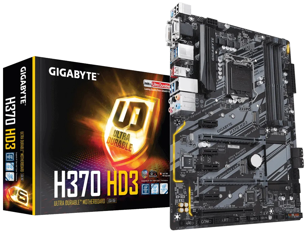 مادربرد گیگابایت مدل Gigabyte H370-HD3